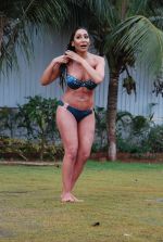 Sofia Hayat at Holi bikini shoot in Madh on 3rd March 2015